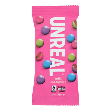 Unreal Milk Chocolate Gems, Case of 12 - 1.3 oz Each - Cozy Farm 