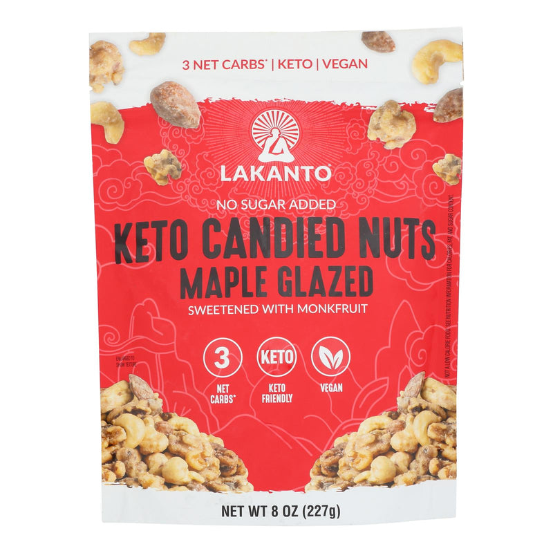 Lakanto - Keto Maple Glazed Nuts - 8 Oz (Case of 12) - Cozy Farm 