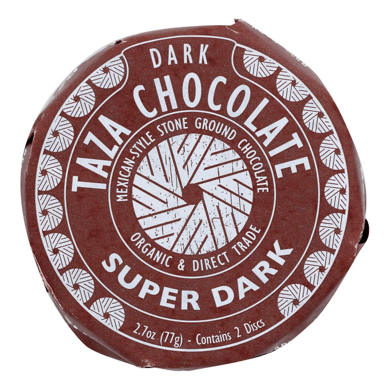 Taza Chocolate Organic Mexicano Super Dark Chocolate Discs, 2.7 Oz (Case of 12) - Cozy Farm 
