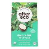 Alter Eco Organic Mint Creme Dark Chocolate Truffles (Case of 8 - 4.2 Oz.) - Cozy Farm 