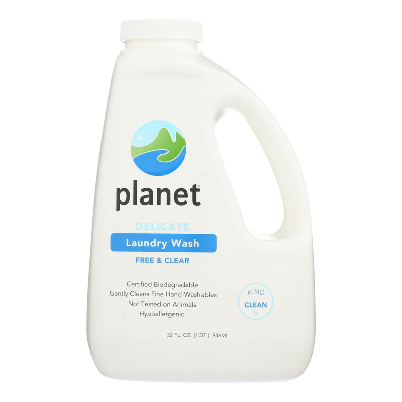 Planet Delicate Laundry Wash - Free and Clear - 32 Fl Oz - Case of 8 - Cozy Farm 