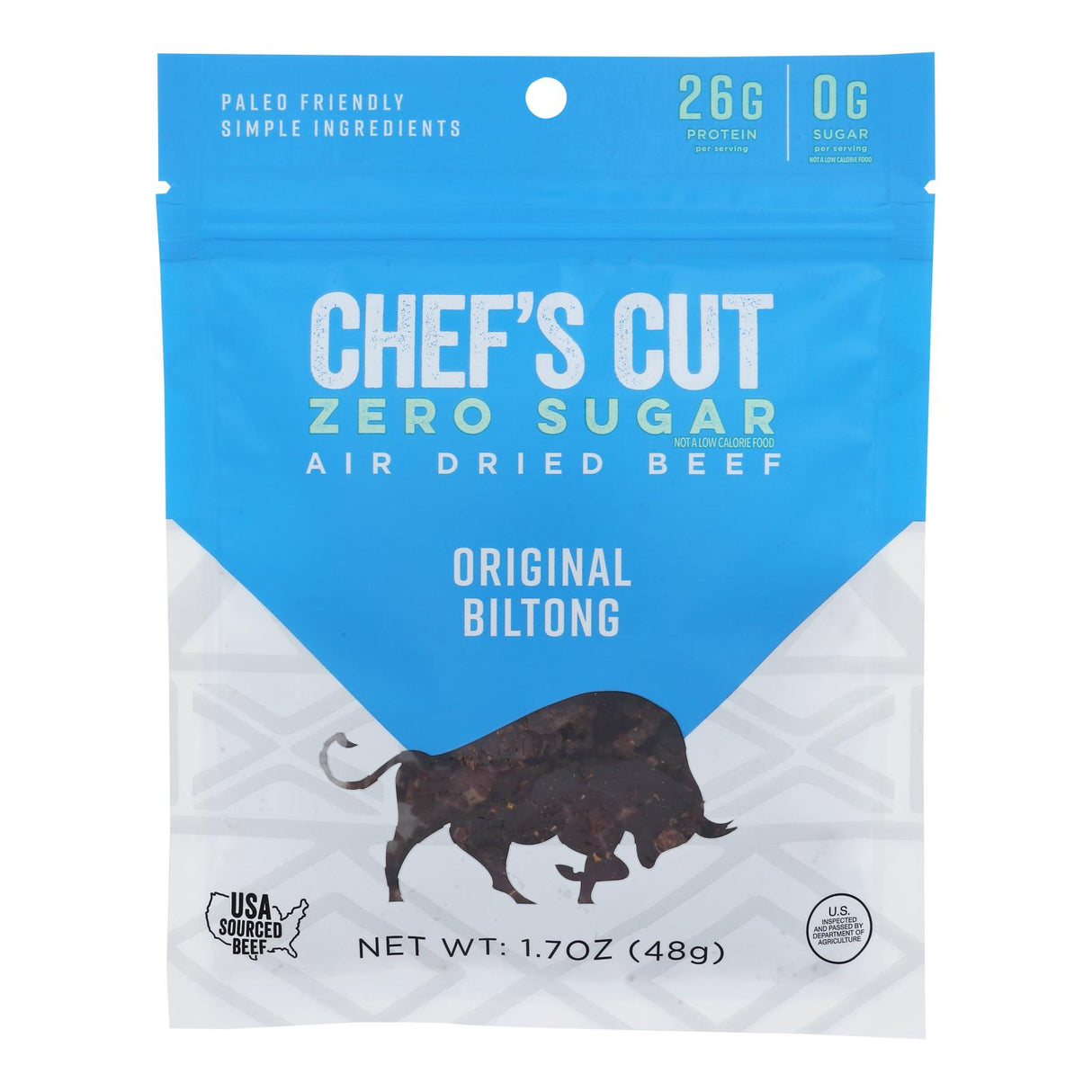 Chef's Cut Biltong Original, 1.7 Oz - Caja de 8"