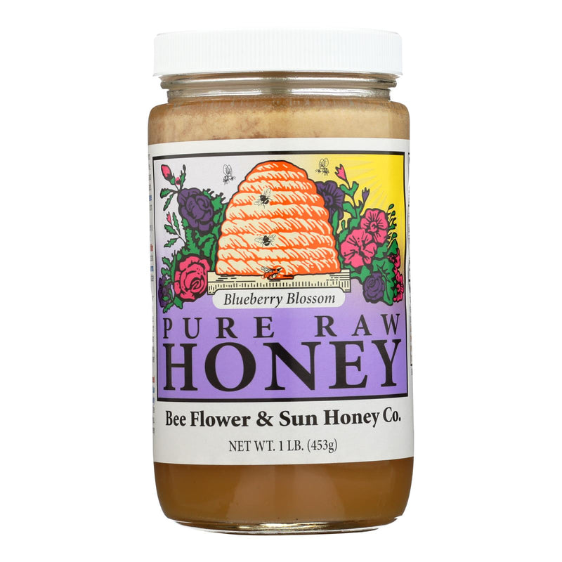 Bee Flower and Sun Honey 12 Pounds of Blueberry Blossom Honey - Cozy Farm 