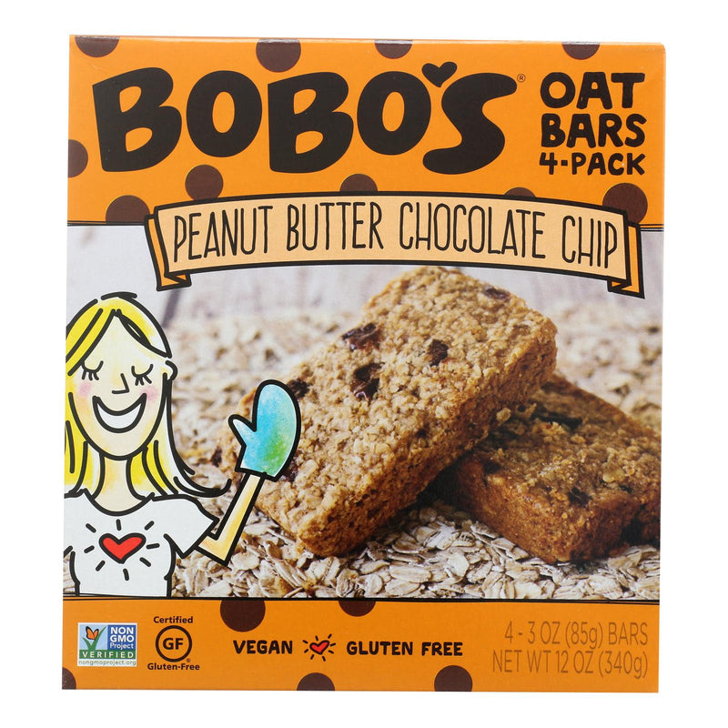 Bobo's Oat Bars - Peanut Butter Chocolate Chip - 4-Pack Case of 6 - Cozy Farm 