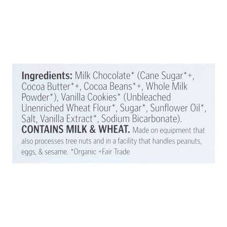 Theo Chocolate Milk & Cookies Bar, 45% Cacao, 2.8 Oz, Case of 12 - Cozy Farm 