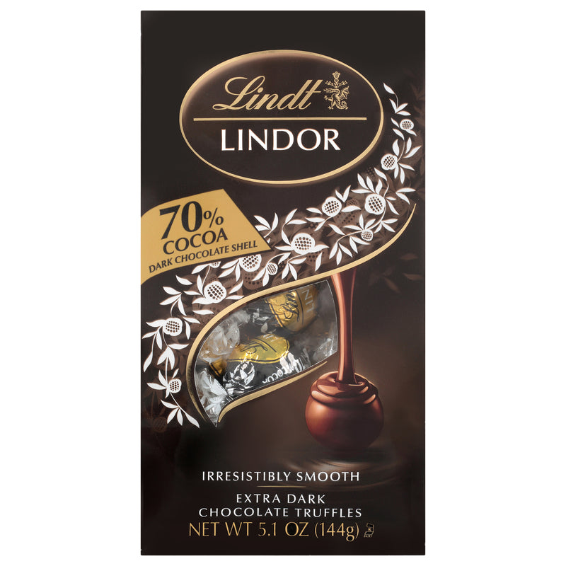 Lindt Lindor Xtra Dark Chocolate Truffle Bag - 6-Pack, 5.1 Oz Each - Cozy Farm 