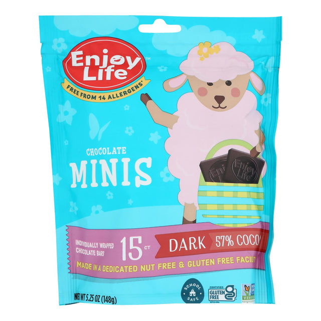 Enjoy Life Dark Chocolate Easter Bar - 5.25 Oz - Case of 6 - Cozy Farm 
