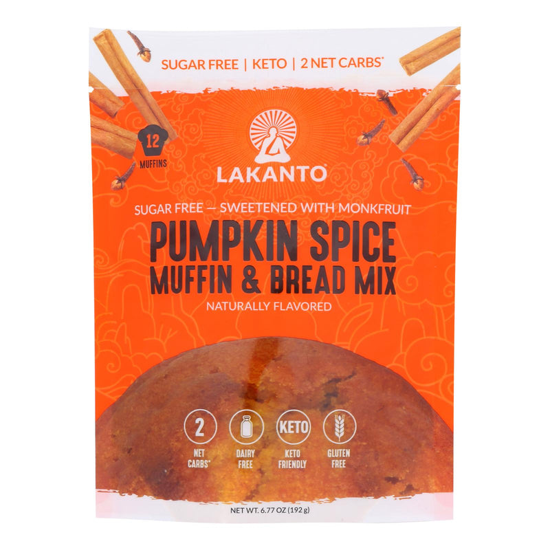 Lakanto Pumpkin Spice Mix Muffin - 6.77 Oz - Case of 8 - Cozy Farm 