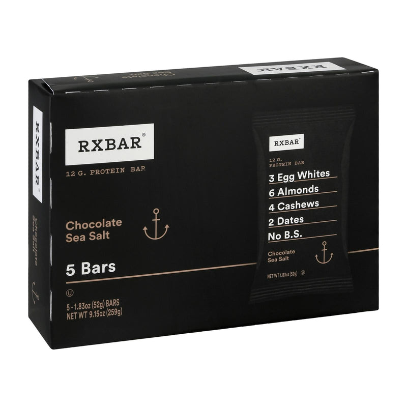 Rx Bar Protein Bar Chocolate Sea Salt - Case of 6 - 5 / 1.83oz - Cozy Farm 