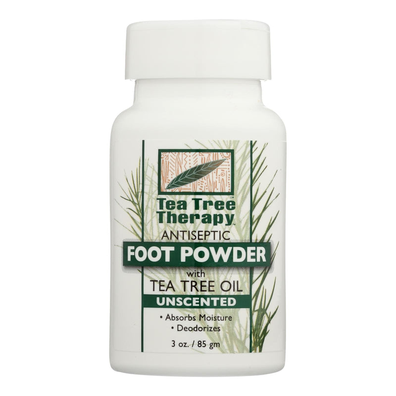 Tea Tree Therapy Foot Powder Unscented - 1 Each - 3 Oz - Cozy Farm 