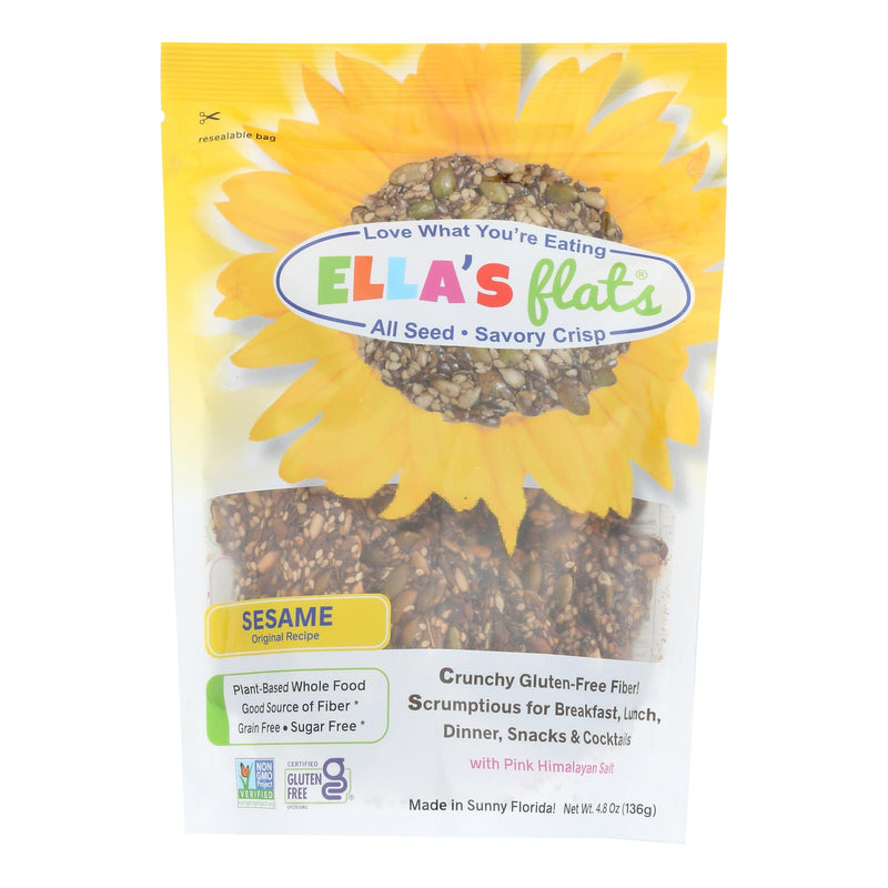 Ella's Flats All Seed Sesame - Case of 6 (4.8 Oz Each) - Cozy Farm 