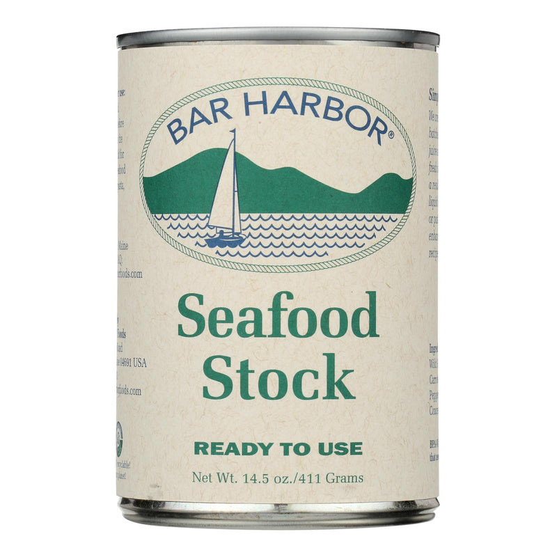 Bar Harbor Rich Seafood Stock with Essential Minerals, 14.5 oz. Case of 6 - Cozy Farm 