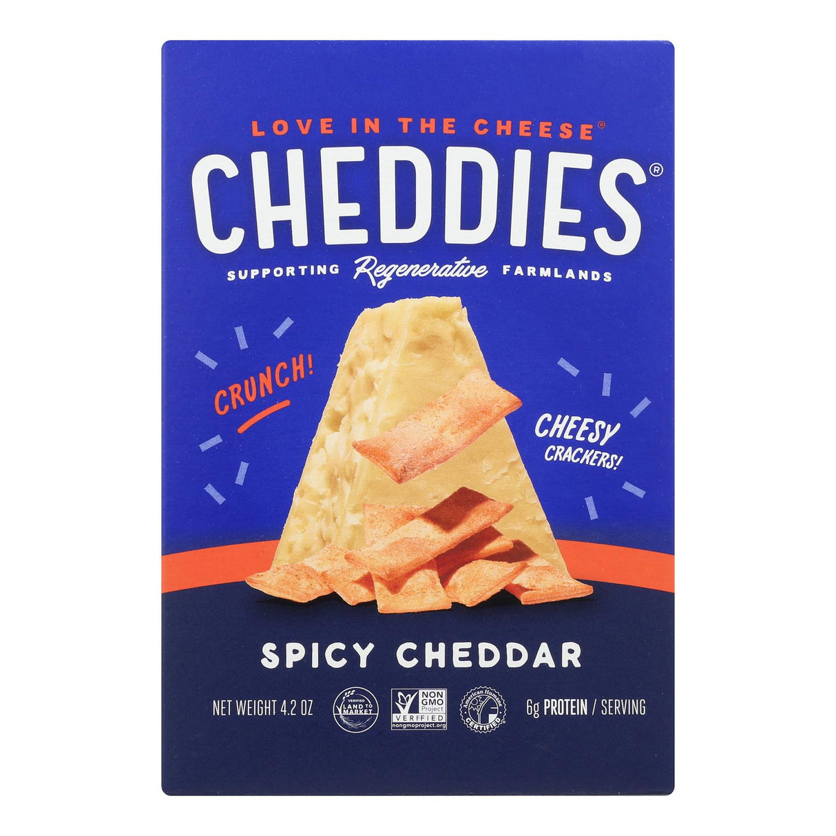 Cheddar Splendor: Cheddies Spicy Cheddar Crackers - 25.2 Oz Bulk Box - Cozy Farm 