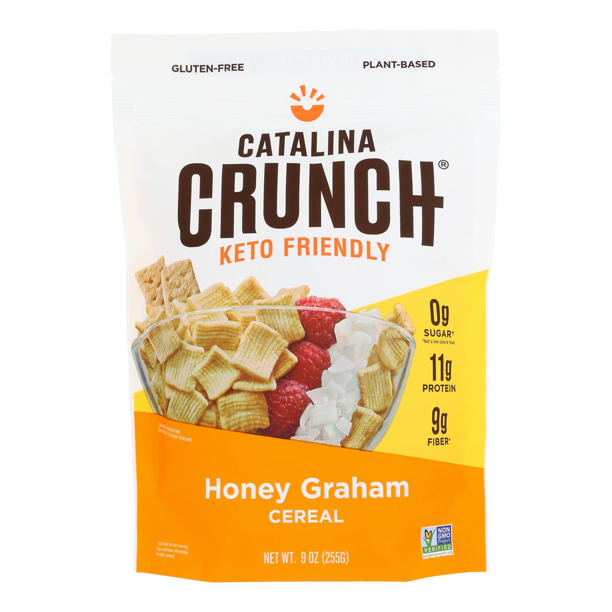 Catalina Crunch Honey Graham Flavor Cereal - 9 Ounce Bags (Case of 6) - Cozy Farm 