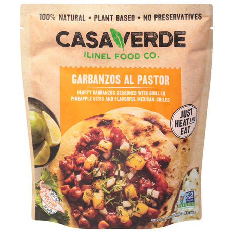 Casa Verde Authentic Mexican Garbanzos Al Pastor, 8.81 Oz Can (Pack of 6) - Cozy Farm 