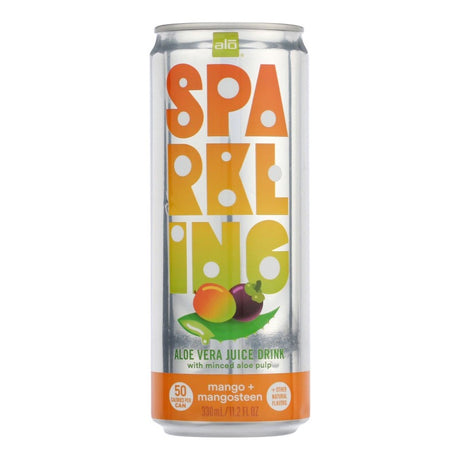 ALO Sparkling Mango & Mangosteen Drink (Can of 11.2 fl oz - Pack of 12) - Cozy Farm 