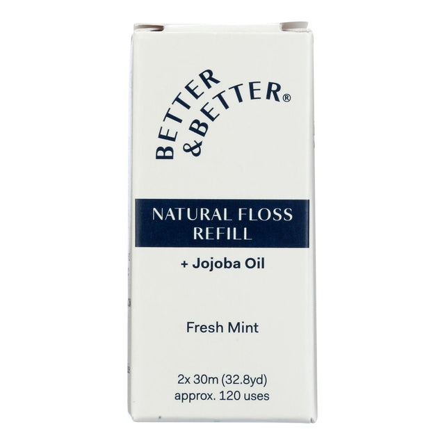Better & Better Floss Fresh Mint Refill 2-Pack - Cozy Farm 