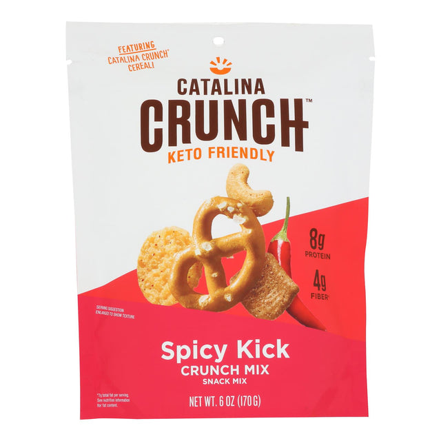 Catalina Crunch Spicy Kick Crunch Mix - 5.25 Ounces - Pack of 6 - Cozy Farm 