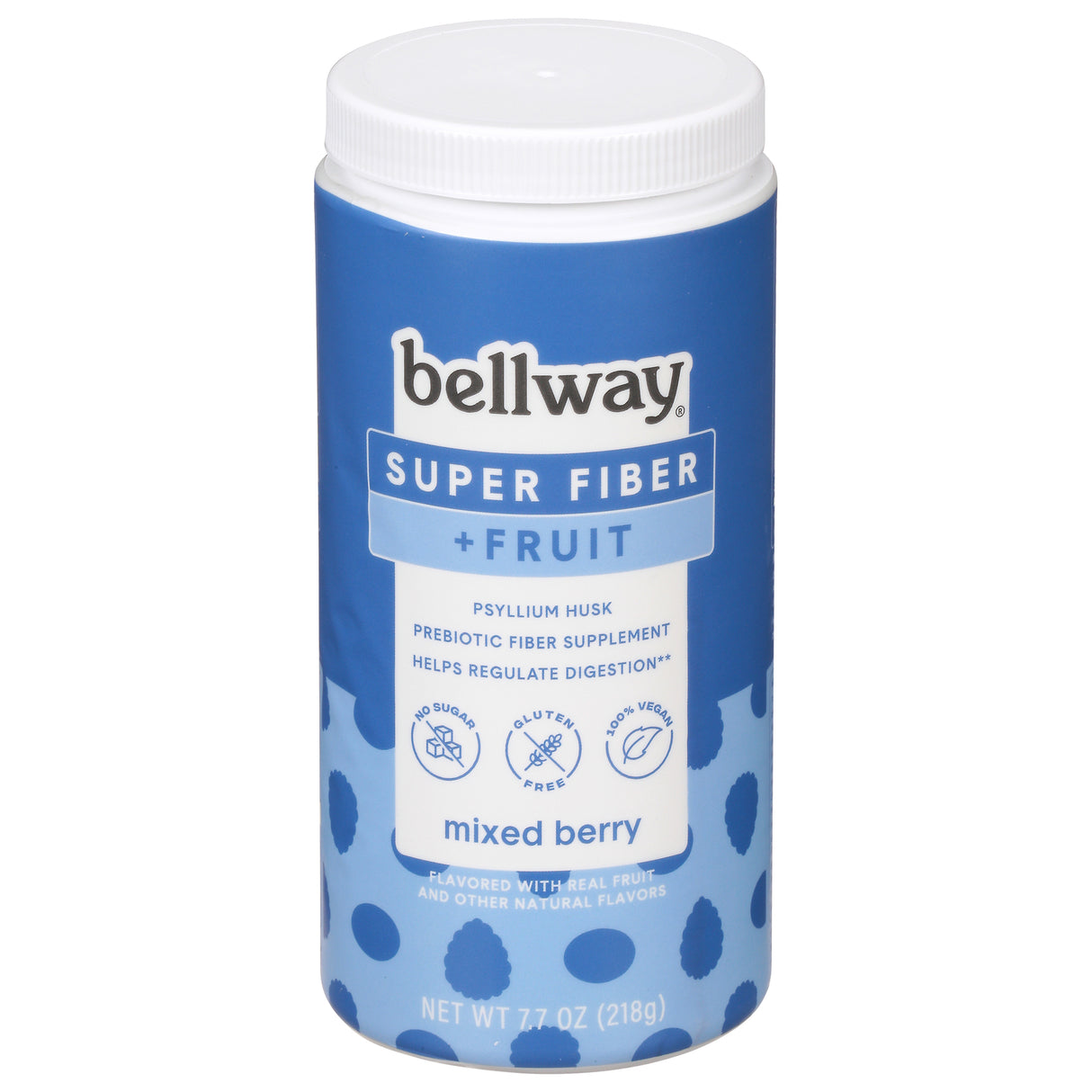 Bellway Super Fiber + Fruit Powder Mix Berry, 7.7 oz (Case of 4) - Cozy Farm 