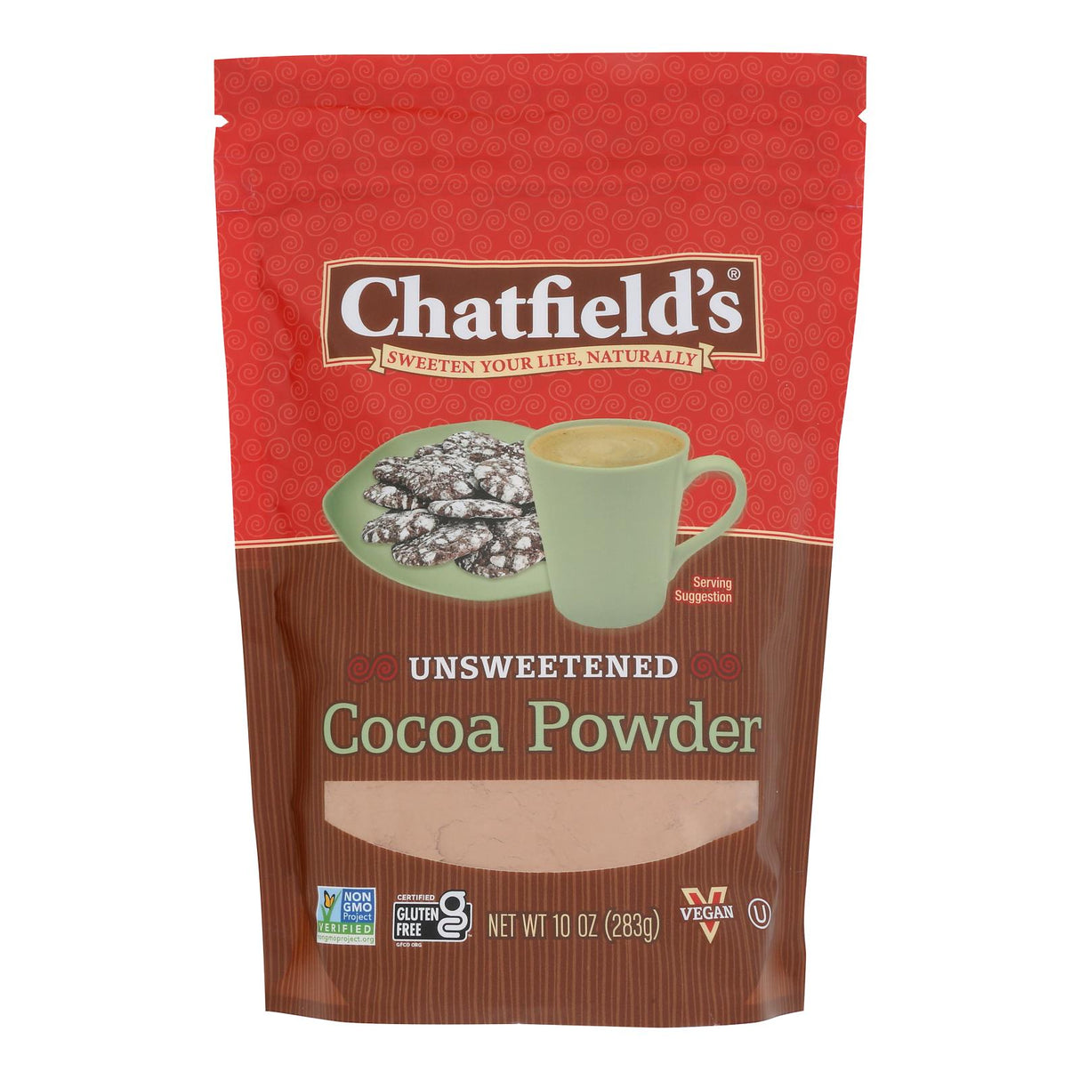 Chatfield's Premium Unsweetened Cocoa Powder - 10 Oz. (Pack of 6) - Cozy Farm 