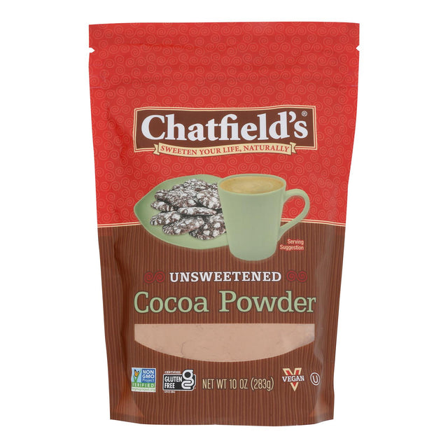 Chatfield's Premium Unsweetened Cocoa Powder - 10 Oz. (Pack of 6) - Cozy Farm 