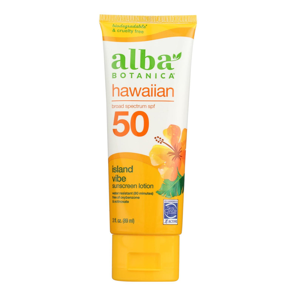 Alba Botanica Island Vibes Sunscreen Lotion, SPF 50, 3 fl. oz. - Cozy Farm 
