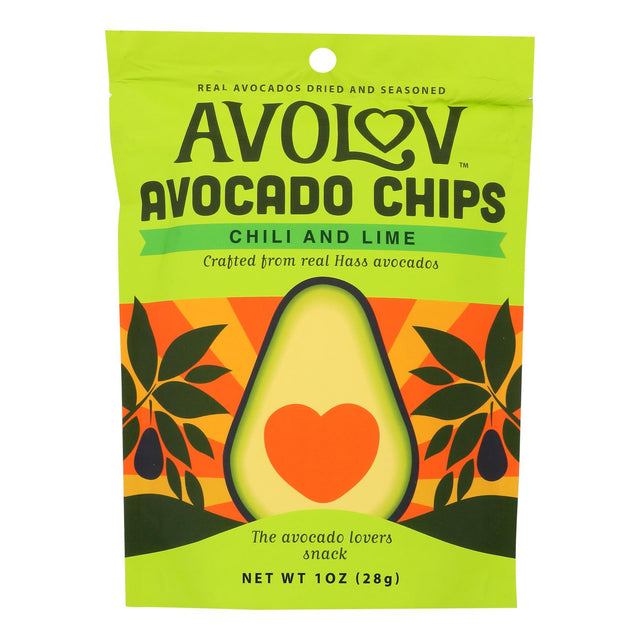 Branchout Avocado Chili Lime Chips, 1.3 Oz, Pack of 8 - Cozy Farm 