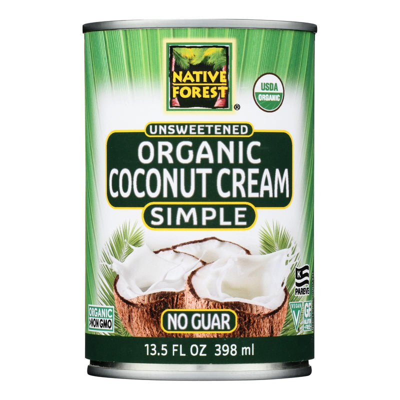 Native Forest Organic Simple Unsweetened Coconut Cream - 13.5 fl oz (Case of 12) - Cozy Farm 