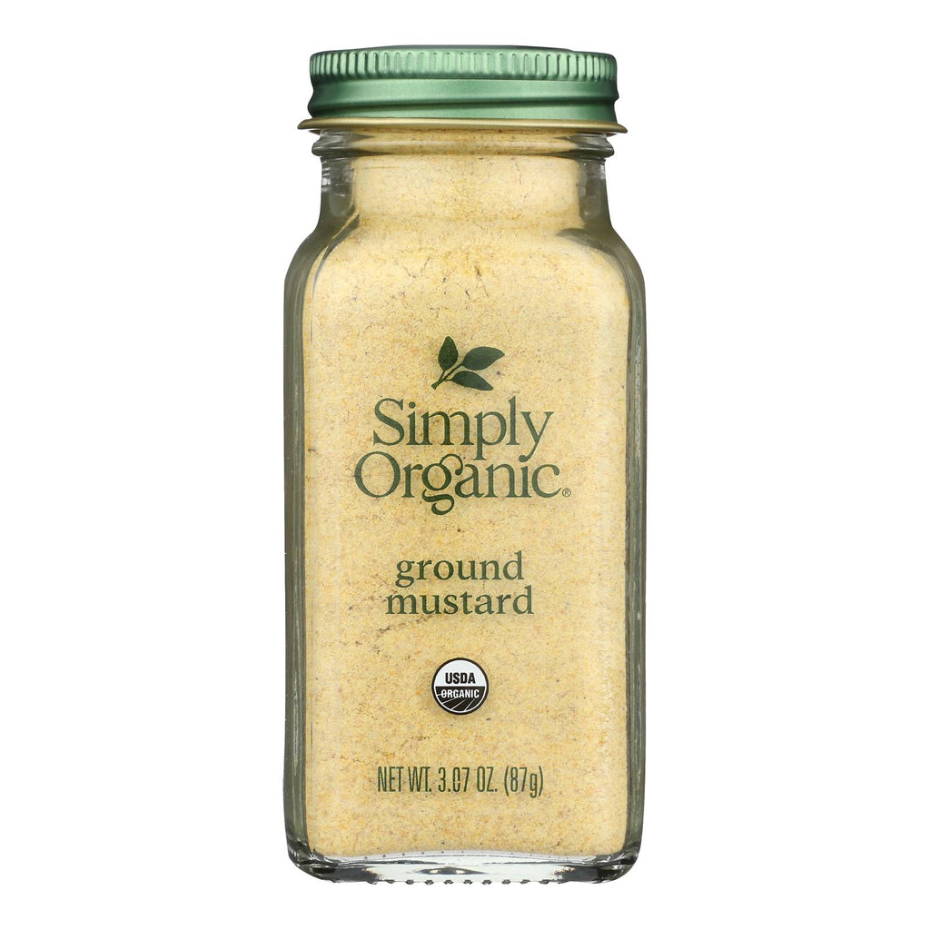 Simply Organic Mustard Seed Ground Organic - 3.07 oz - Case of 6 - Cozy Farm 