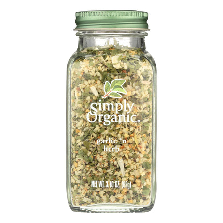 Simply Organic Garlic & Herb Seasoning, 3.10 oz (Pack of 6) - Cozy Farm 