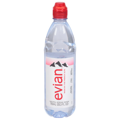 Evian Natural Spring Water - 25.4 Fl Oz - Pack of 12 - Cozy Farm 