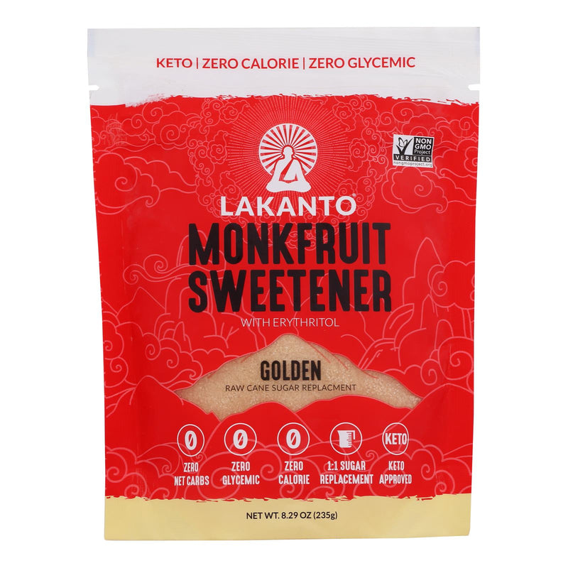 Lakanto Golden Monkfruit Sugar-Free Sweetener - 8.29 Oz / Case of 10 - Cozy Farm 