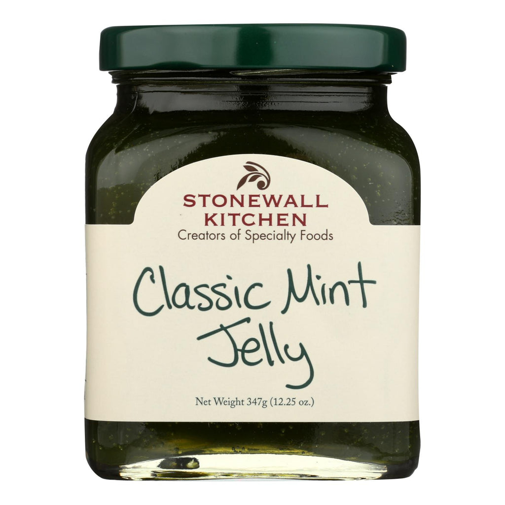 Stonewall Kitchen Classic Mint Jelly - 12.25 oz - Case of 12 - Cozy Farm 