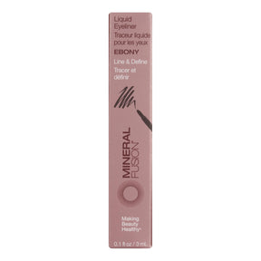 Mineral Fusion Liquid Eyeliner in Ebony, 0.1 Oz - Cozy Farm 