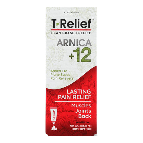 Original T-Relief Pain Relief Cream - 2 Oz, by Medi Natura - Cozy Farm 