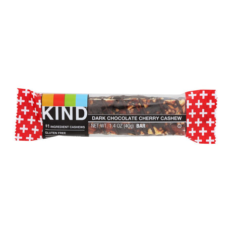 KIND Dark Chocolate Cherry Cashew Bars - 12 Pack - 1.4 Oz - Cozy Farm 
