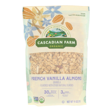 Cascadian Farm Organic French Vanilla Granola, Case of 4 - 11 oz. Bags - Cozy Farm 