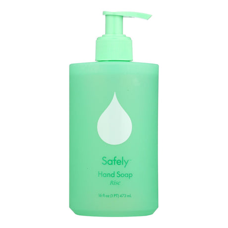 Safely Hand Soap Liquid, Refreshing Rise Scent, 16 Fl Oz, Case of 6 - Cozy Farm 