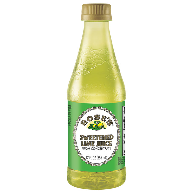 Rose's Sweetened Mixed Lime Juice, 12 Fl oz - Pack of 6 - Cozy Farm 