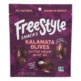 Freestyle Snacking Olives Kalamata Extra Virgin Olive Oil - Case of 6 (4 oz each) - Cozy Farm 