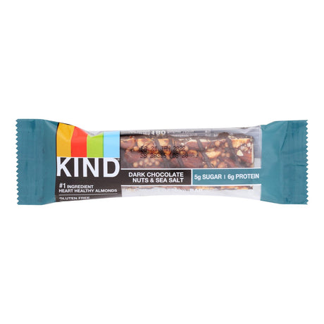 Kind Dark Chocolate Nuts and Sea Salt Bar - 1.4 oz - 12 Pack - Cozy Farm 