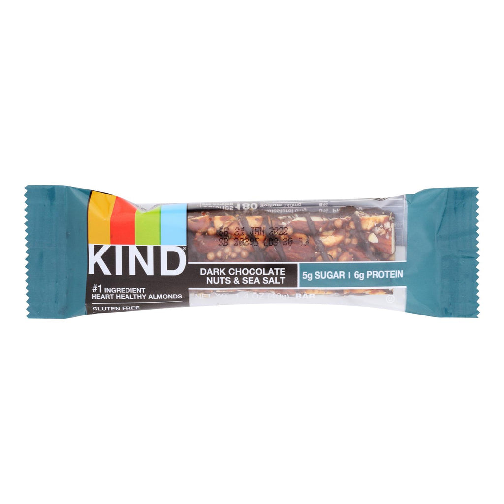 Kind Bar Dark Chocolate Nuts and Sea Salt - 12 Pack - 1.4 oz each - Cozy Farm 