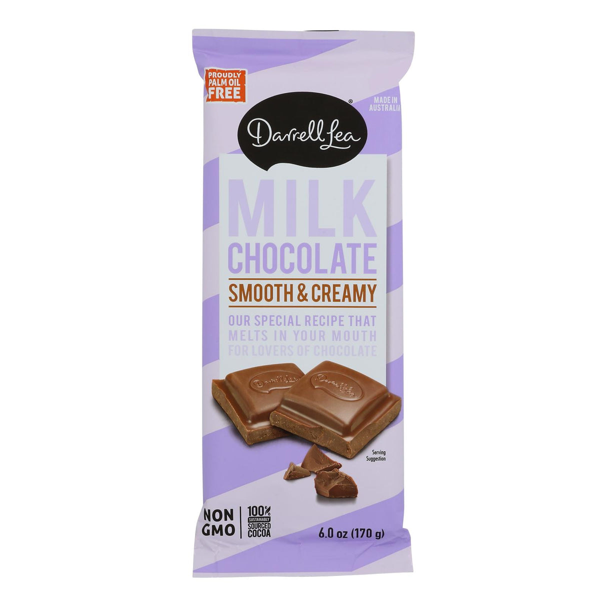 Darrell Lea Plain Milk Chocolate Bar - 6 Oz. - Case of 15 - Cozy Farm 