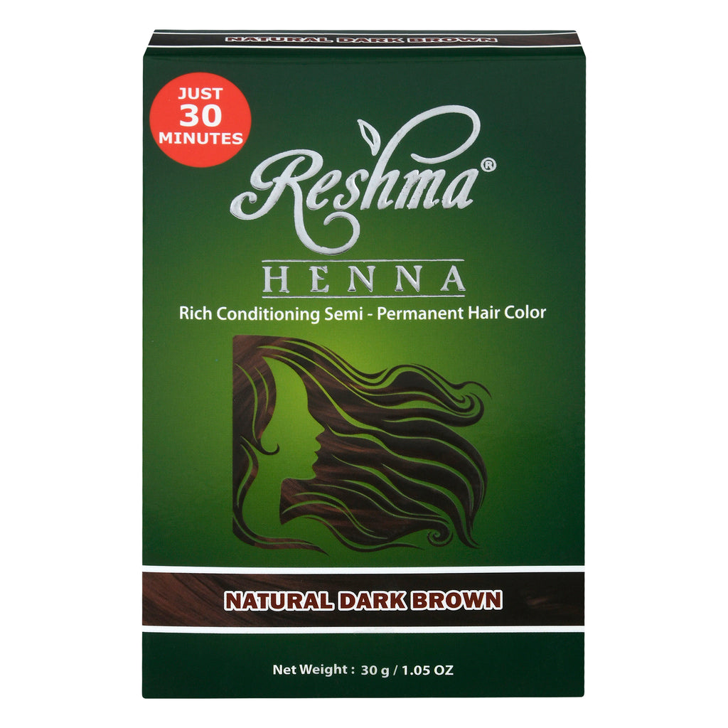 Reshma Beauty Hair Color Semi Permanent Dark Brown - 1 Each - 1.05 Fluid Ounces - Cozy Farm 