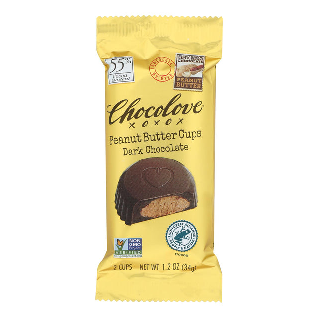 Chocolove Peanut Butter Dark Chocolate - 1.2 oz - Pack of 10 - Cozy Farm 