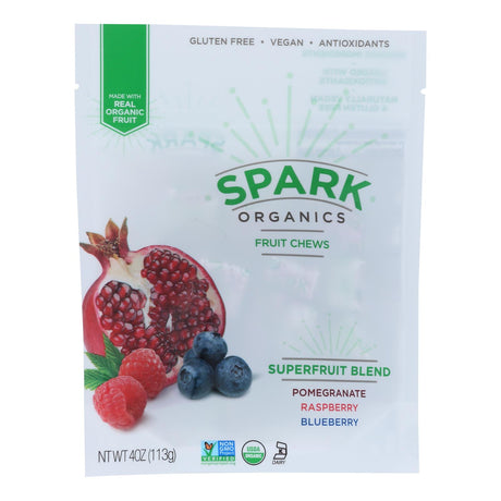 Spark Organics Fruit Chews Organic Superfruit Blend - 16 Pack, 4 Oz Each - Cozy Farm 