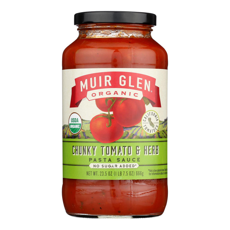 Muir Glen Organic Chunky Style Pasta Sauce - Case of 12 (23.5fl oz Each) - Cozy Farm 