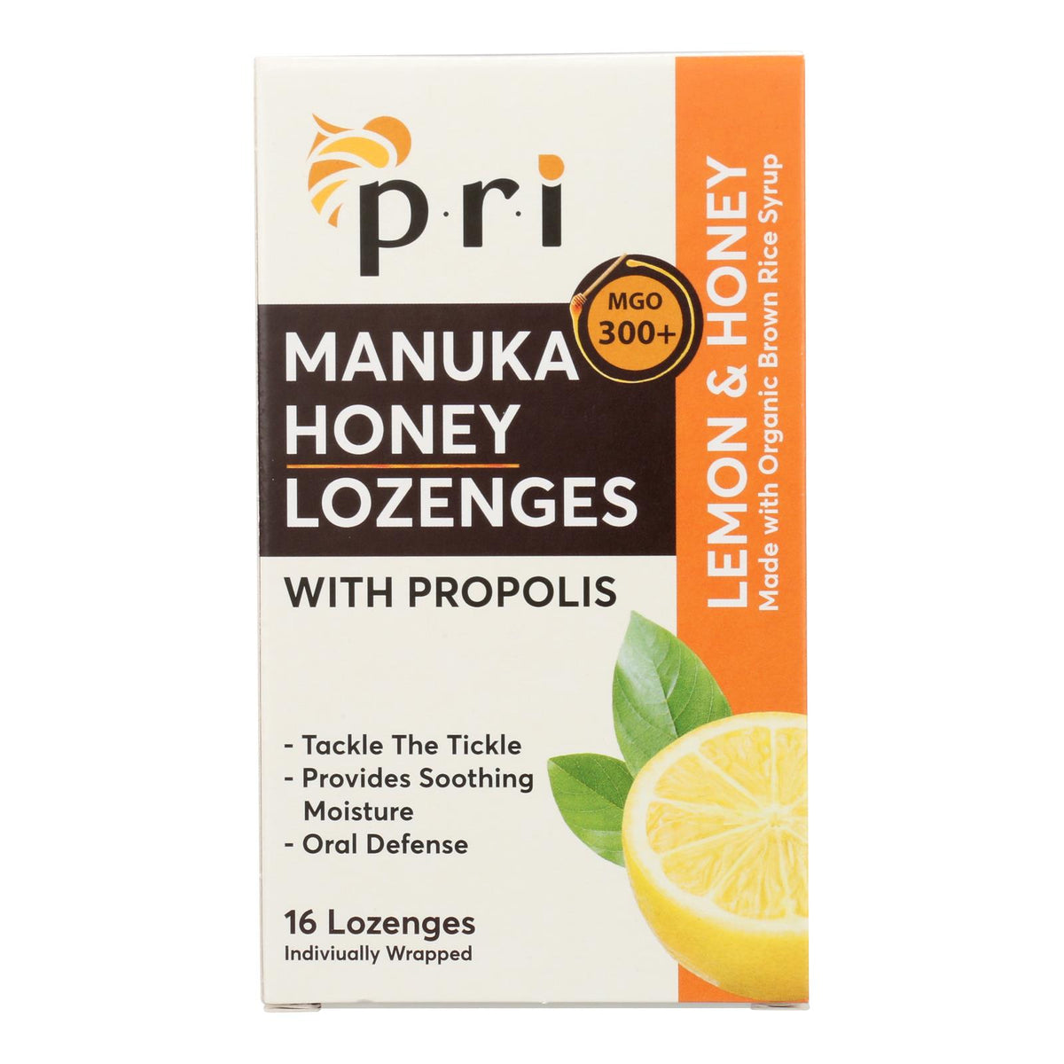 Pri Pacific: Natural Aniseed & Lemon Honey Lozenges