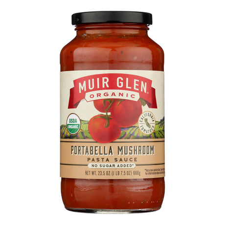 Muir Glen Organic Portobello Mushroom Pasta Sauce, 23.5 fl oz (Case of 12) - Cozy Farm 