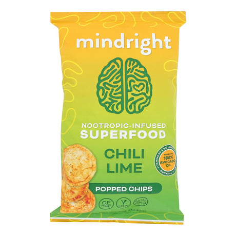 Mindright Popped Chips Chili Lime (Case of 12 -4 oz) - Cozy Farm 